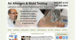 Desktop Screenshot of mold-testing-lab.com